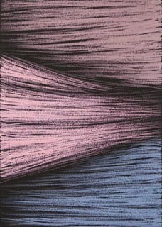 Fans of fine strokes opening from one point. afactum