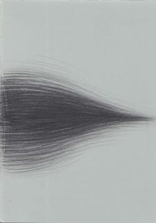 Fans of fine strokes opening from one point. afactum
